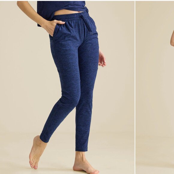 Outdoor Voices Cloudknit Sweatpants Navy Heather Small - Picture 2 of 6